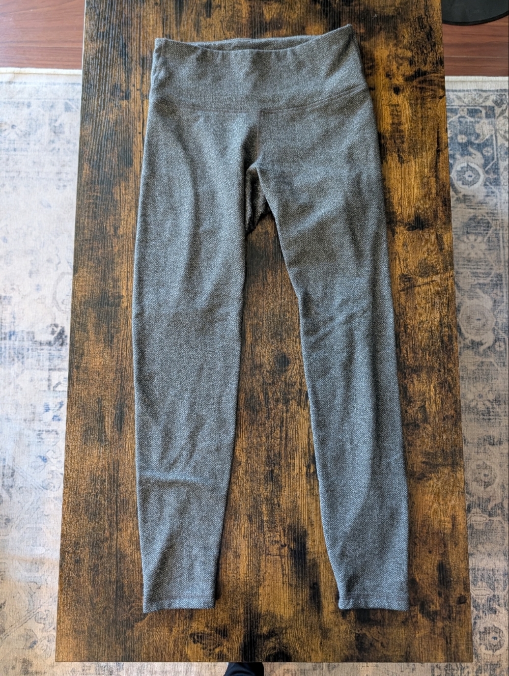 Old Navy Gray Heather High-Waist Leggings